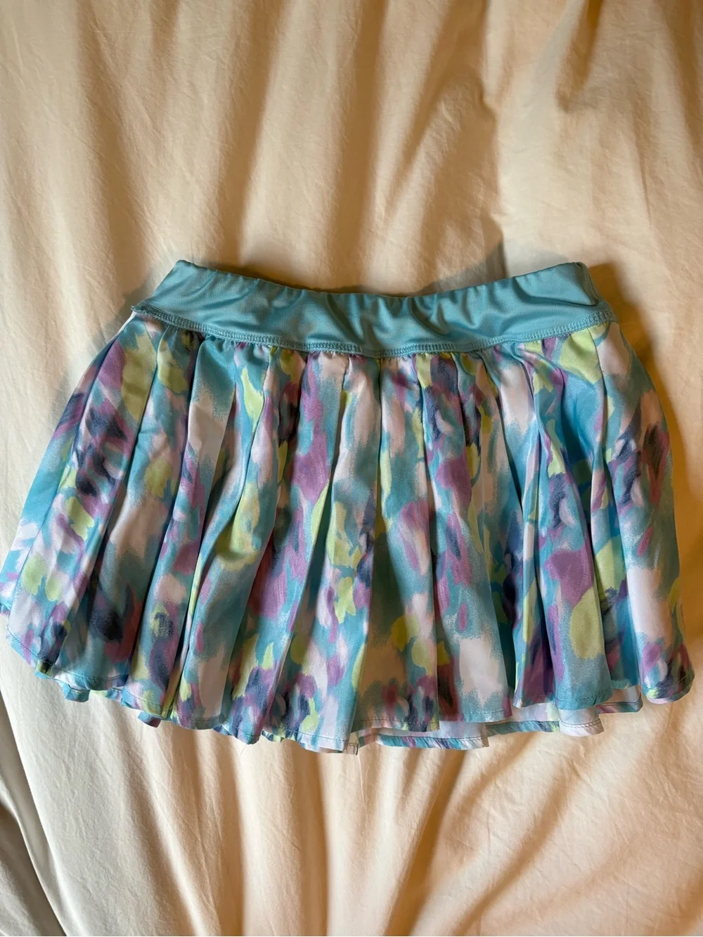 Kids Two-Piece Tennis Set in Multicolor Watercolor Print